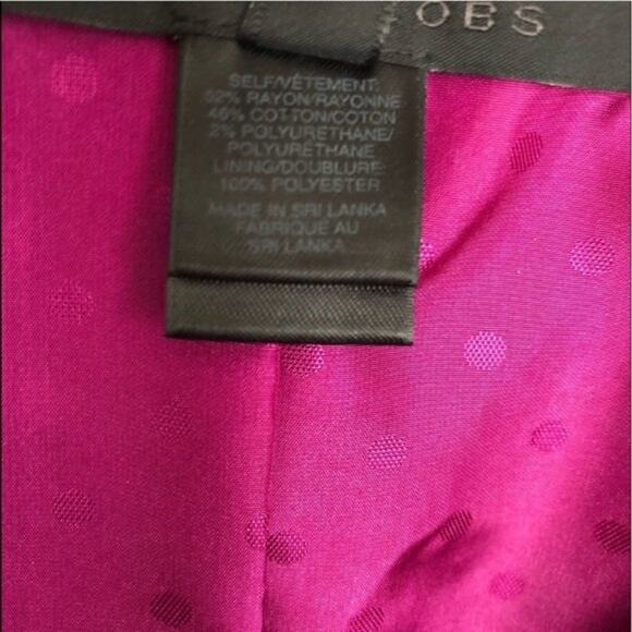 Marc Jacobs Black Pinstripe Blazer Size 2 - Picture 4 of 7